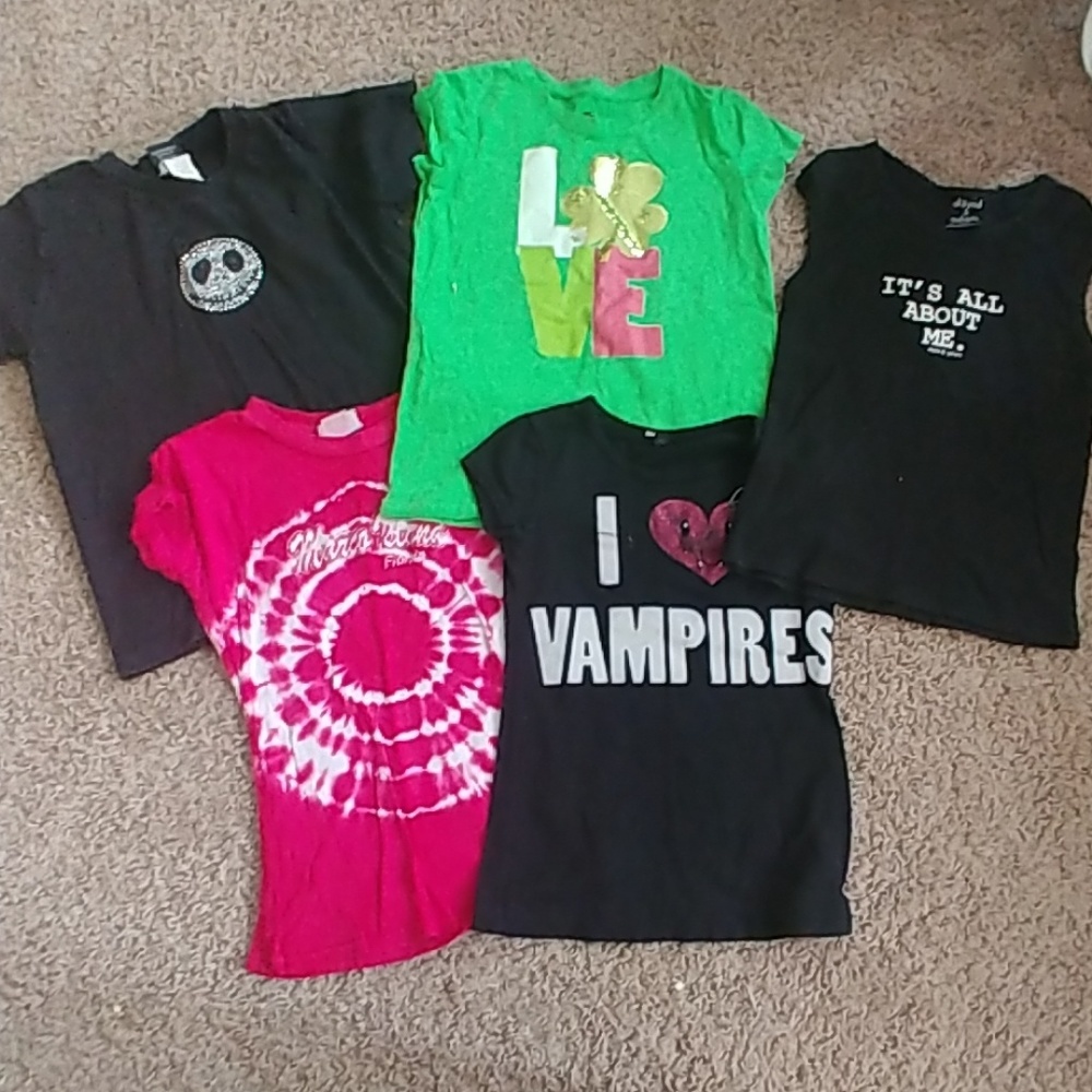 5 Assorted shirts